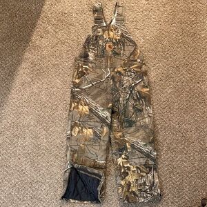 Carhartt Woodland Camo Bib Overalls